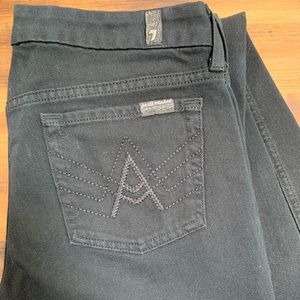 7 FOR ALL MANKIND - A pocket black, sz 28